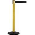 SafetyMaster 450 Yellow Retractable Belt Barrier with 8.5 Black Belt