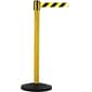 SafetyMaster 450 Yellow Retractable Belt Barrier with 8.5' Black/Yellow Belt