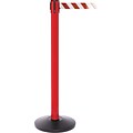 SafetyPro 250 Red Retractable Belt Barrier with 11 Red/White Belt