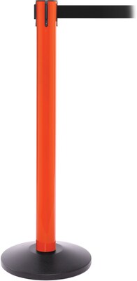 SafetyPro 300 Orange Retractable Belt Barrier with 16 Black Belt
