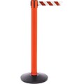 SafetyPro 300 Orange Retractable Belt Barrier with 16 Red/White Belt