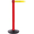 SafetyPro 300 Red Retractable Belt Barrier with 16 Yellow Belt