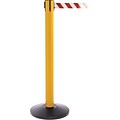 SafetyPro 300 Yellow Retractable Belt Barrier with 16 Red/White Belt