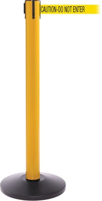 SafetyPro 300 Yellow Retractable Belt Barrier with 16 Yellow/Black DO NOT ENTER Belt