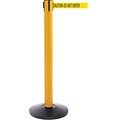 SafetyPro 300 Yellow Retractable Belt Barrier with 16 Yellow/Black DO NOT ENTER Belt
