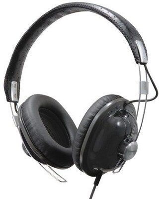 Panasonic® RP-HTX7-K1 Retro Monitor Stereo Headphone, Black
