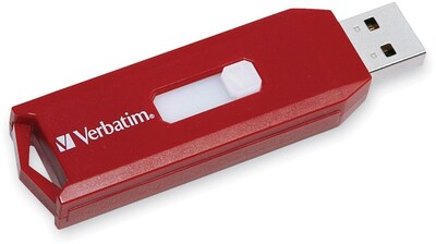 Verbatim® Store n Go® 97005 USB 2.0 Red Flash Drive; 64GB