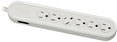 RCA 6-Outlet Surge Suppressor With 3 Cord