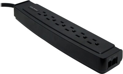 Cyberpower® 6050S 6-Outlet 1500 Joule Home/Office Surge Protector With 4 Cord