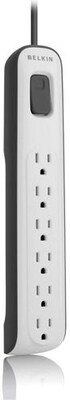 Belkin® Essentials BV106000-04 6-Outlets 630 Joule Surge Protector With 4 Cord