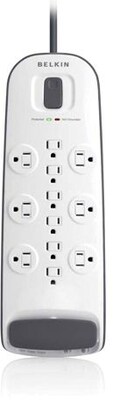 Belkin 8 Outlet Home/Office, 8' Cord, 4000 Joules (BV112230-08)