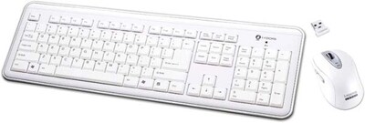 Buslink® i-Rocks RF-6577L Wireless Keyboard and Laser Mouse; White