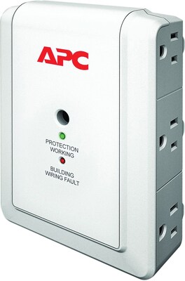 APC® Essential SurgeArrest 6-Outlet 1080 Joule Surge Suppressor