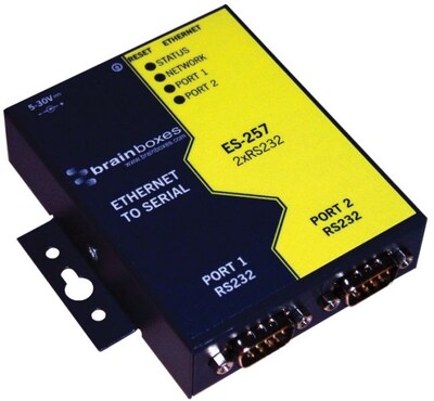 Brainboxes ES-257 2 Port EThernet to Serial Adapter