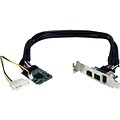 Startech MPEX1394B3 3 Port Mini PCI Express Low Profile FireWire Adapter Card