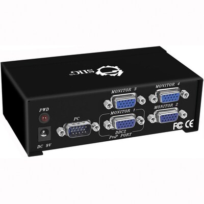 Siig® CE-VG0D11-S1 1 x 4 VGA Splitter