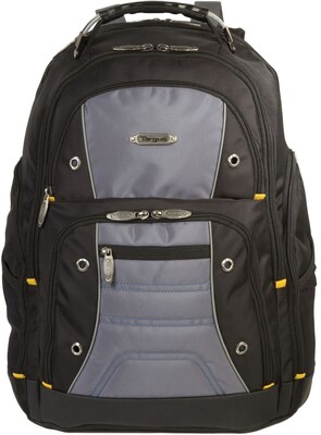 Targus® TSB238US Drifter II Backpack For 16 Laptops, Black/Gray