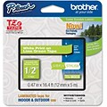 Brother® TZE Label Tape For P-Touch; 0.47(W) x 16.4(L); Lime Green