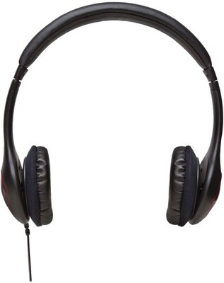 V7® HA510-2NP Deluxe Headphone With Volume Control, Black