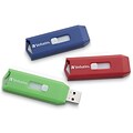 Verbatim® Store n Go® 97002 USB 2.0 Flash Drive; 4GB, 3/Pack