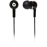 V7® HA100-2NP Stereo Earbuds, Black
