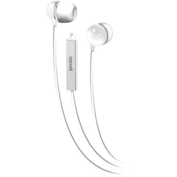 Maxell® 190303WM Earset; White
