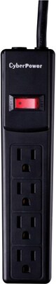 Cyberpower® CSB404 4-Outlet 450 Joule Essential Surge Protector With 4 Cord