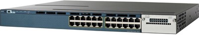 Cisco® Managed EThernet Switch; 24 Ports WS-C3560X-24P-E)