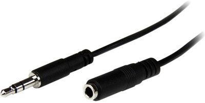 Startech MU1MMFS Stereo Extension Audio Cable; Black