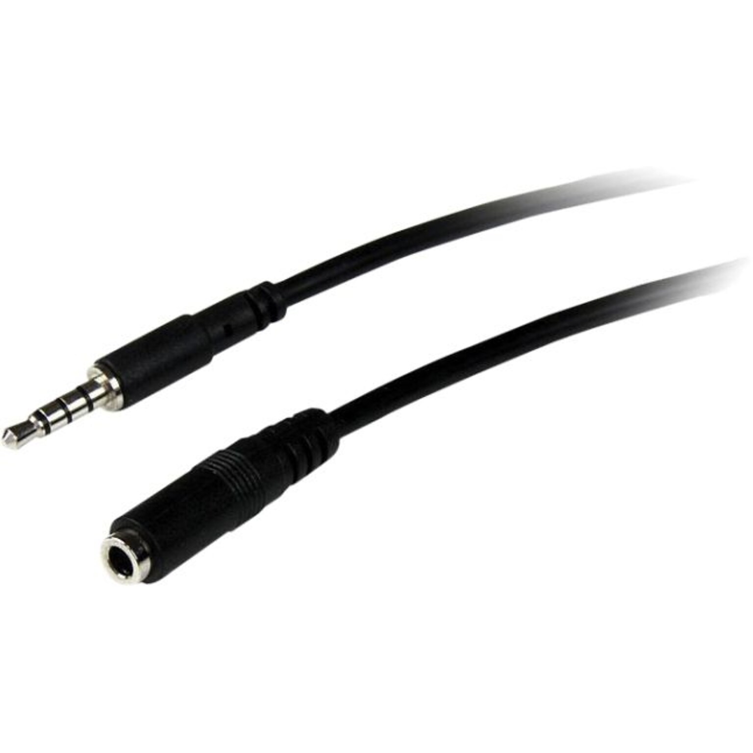 Startech MUHSMF2M TRRS Headset Extension Cable; Black