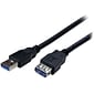 Startech USB3SEXT1MBK Super Speed USB 3.0 Extension Cable; 3.3'(L)
