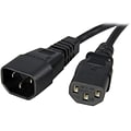 Startech Computer Power Extension Cord; 14 AWG; 3 ft (L)