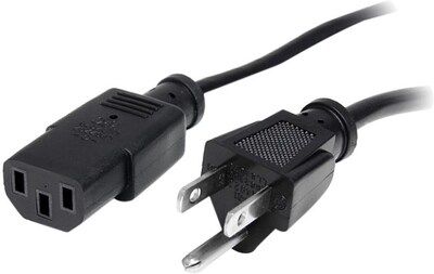 Startech SJT Computer Power Extension Cord; 14 AWG; 3 ft (L)