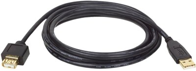 Tripp Lite U024-003 USB 2.0 Gold Extension Cable; 3(L)