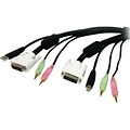 Startech 4-in-1 USB DVI KVM Cable With Audio and Microphone; 10(L)