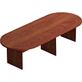 Offices To Go® Laminate Racetrack Conference Table, American Dark Cherry, 29 1/2H x 120W x 48D