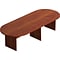 Offices To Go Laminate Racetrack Conference Table, American Dark Cherry, 29 1/2H x 120W x 48D