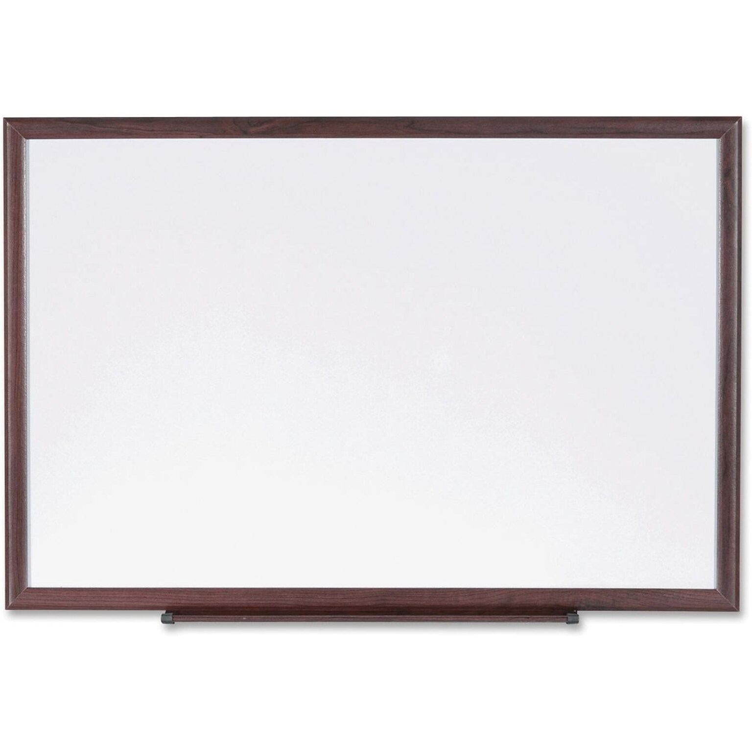 Lorell Wood Frame Dry-Erase Boards, Brown/White