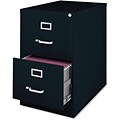 Lorell Commercial Grade 28.5 Legal-size Vertical Files, Black, 18 x 28.5 x 28.8