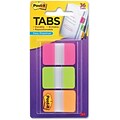 3M Post-it Durable Filing Tabs w/Dispenser, 1.5H x 1W, Assorted Colors, 24/Pk (MMM686PGOT)