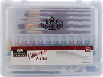 Royal Brush Clearview, Medium Watercolor Painting Art Set