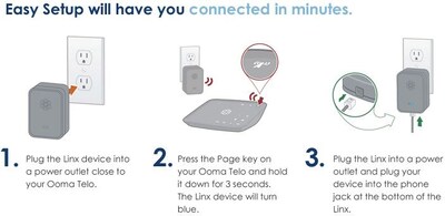 Ooma VoIP Linx Adapter, Black (OOMALINX)