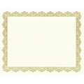 Geographics Certificates, 8.5 x 11, Gold, 25/Pack (39451S)