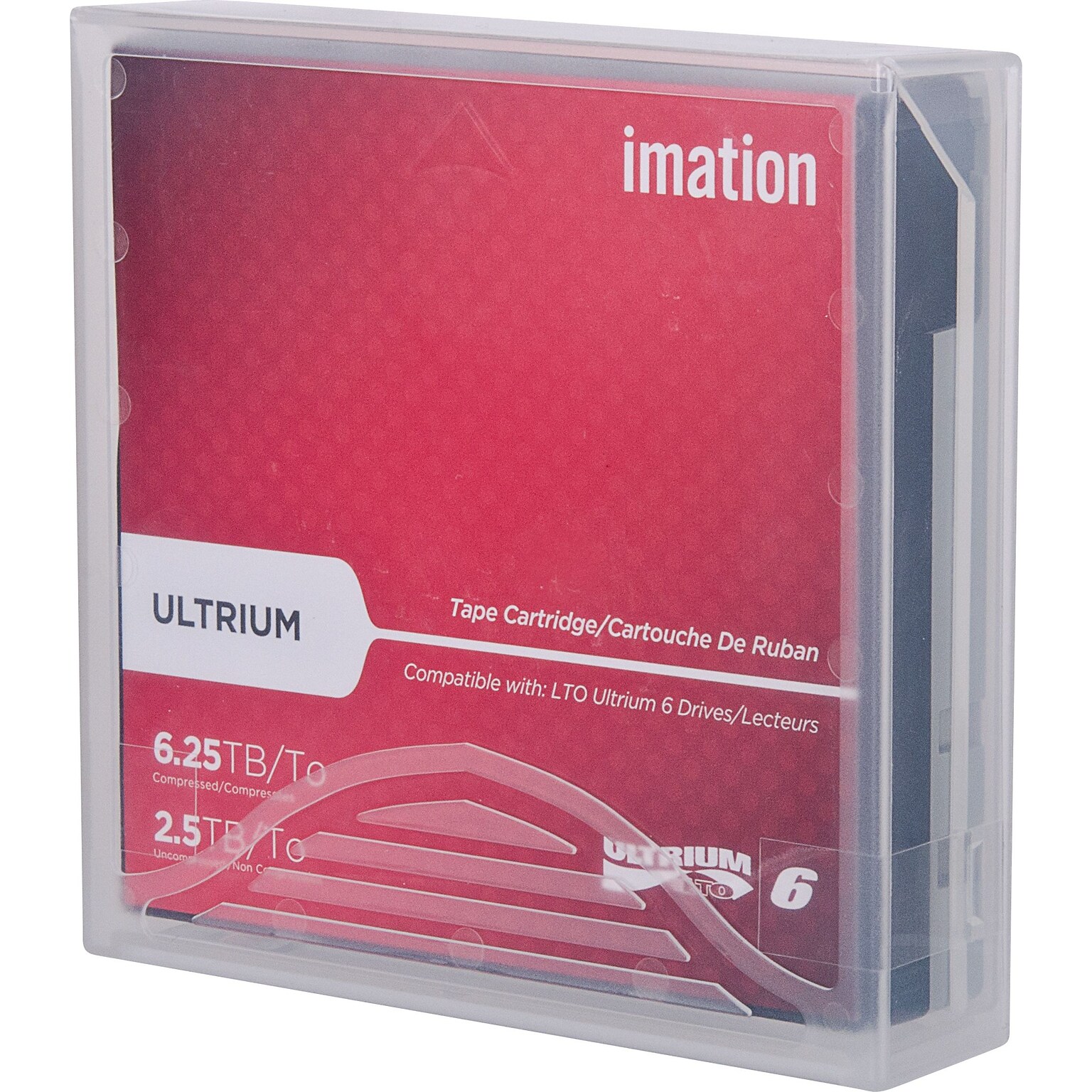 Imation LTO Ultrium 6 66000116815 2.5 TB Data Cartridge, Red