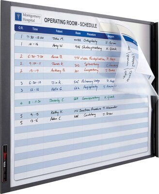 Quartet InView Steel Dry-Erase Whiteboard, Graphite Frame, 2 x 1.5 (QT72983)