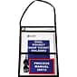 C-Line Job Ticket Holder, 9" x 12", Clear with Black Edges, 15/Pack (38912)