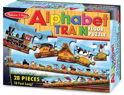 Melissa & Doug Alphabet Train Floor Puzzle - 28 Pieces