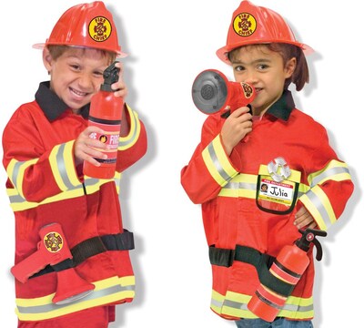 Melissa & Doug Fire Chief Role Play Costume Set