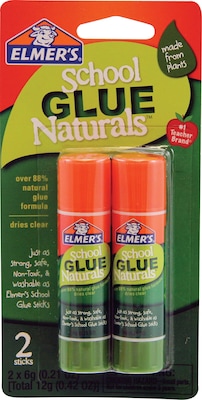Elmers Glue Sticks, 0.21 oz., 2/Pack (E5044)