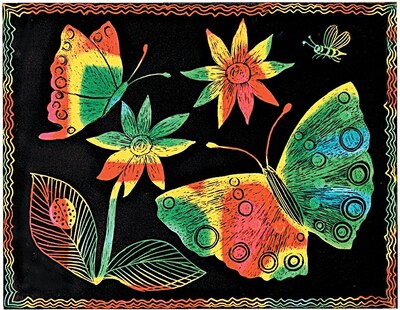 Melissa & Doug Scratch Art Paper - Multicolor (50 sheets)